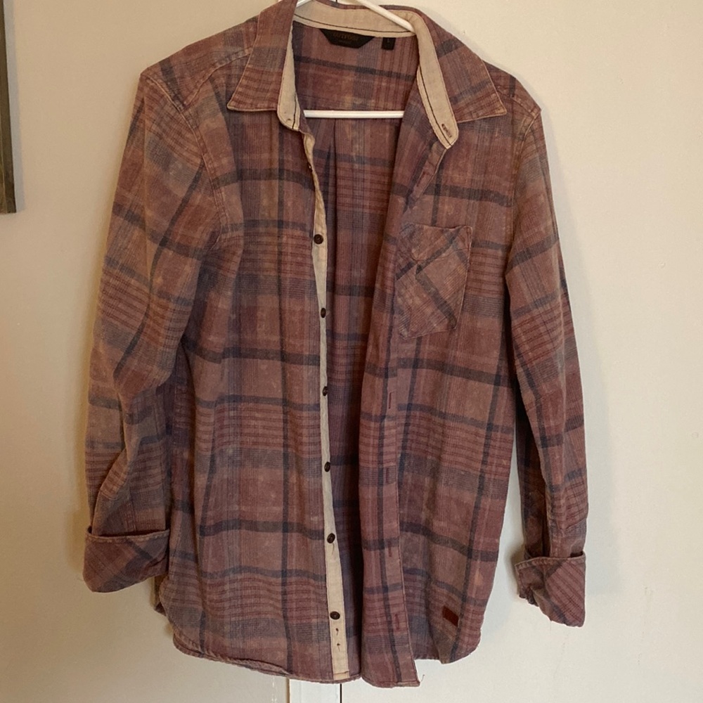 OutPost Makers Mens Button Down Flannel- Size L